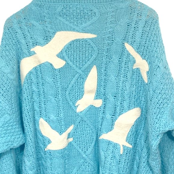 Taylor Swift 1989 Cardigan Sweater Blue New - Picture 6 of 7